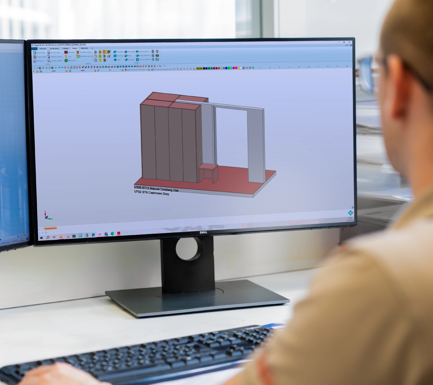 3D modeling and technical drafting for custom furniture design and production planning.